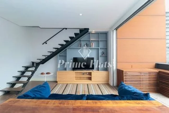 Imagem Flat disponível para venda no FL Residence na Vila Olímpia, com 100m², 1 dormitório e 2 vagas
