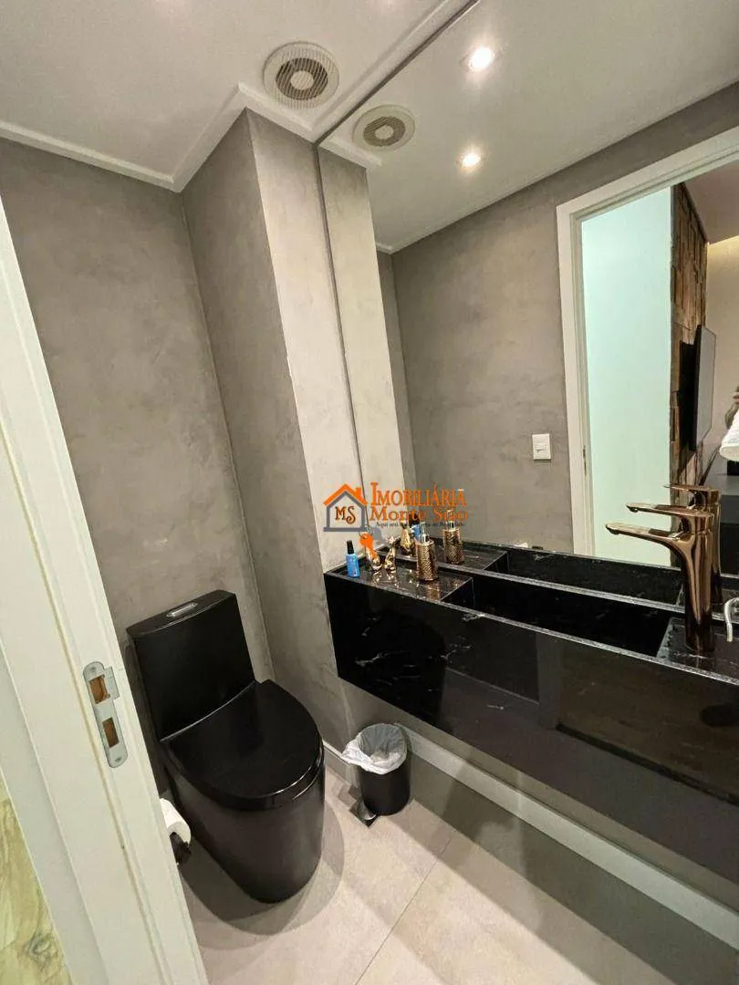 Imagem Apartamento à venda com 106m², com 3 quartos, 1 suíte, 2 vagas, varanda gourmet e fino acabamento, Jardim Flor da Montanha, Guarulhos, S