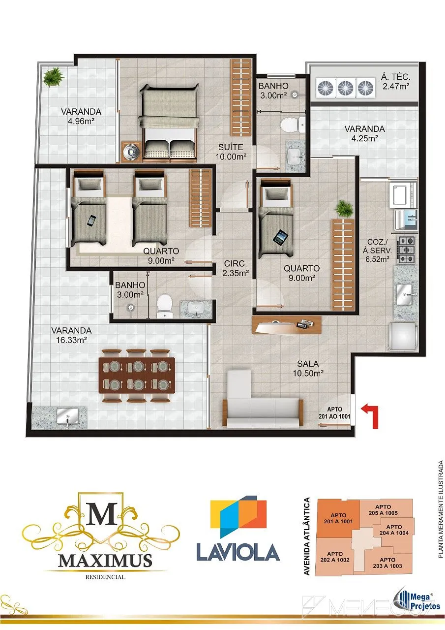 Imagem Maximus - Empreendimento com apartamentos a venda na Praia do Morro com Lazer completo