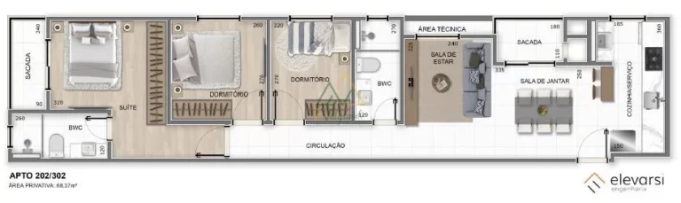 Imagem Apartamento à venda no bairro Centro - Pinhais/PR