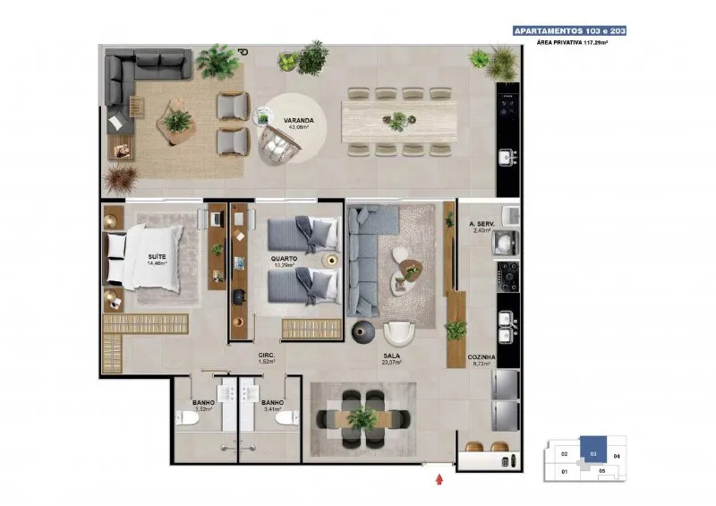 Imagem Apartamento a Venda no bairro Barra da Tijuca - Rio de Janeiro, RJ