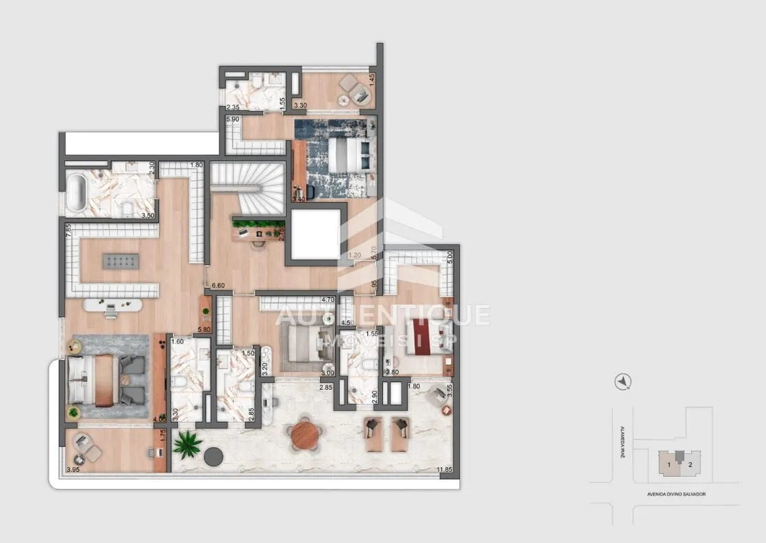 Imagem AURA MOEMA - Apartamento à venda no bairro Moema - São Paulo/SP, Zona Sul