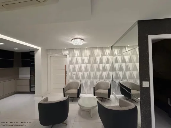 Imagem Apartamento de Luxo em Patamares: 3 Quartos, 3 Suítes, 2 Salas, 1 Banheiro, 2 Vagas, 134m² - Salvador-BA
