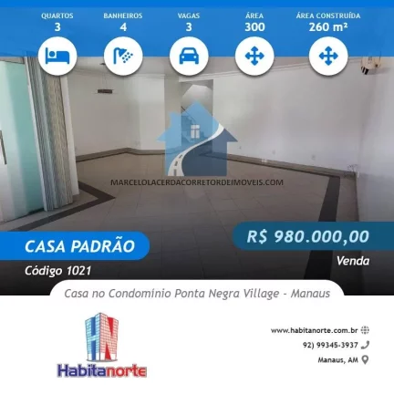 Foto do imóvel CASA NO CONDOMÍNIO PONTA NEGRA VILLAGE - PONTA NEGRA