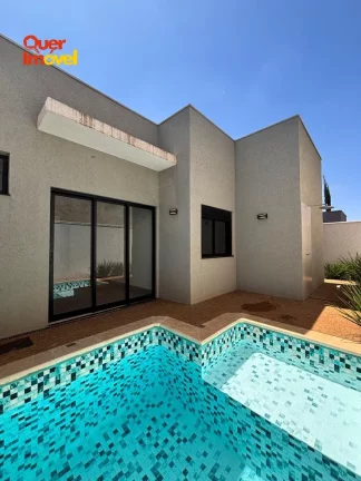 Imagem Imperdível oportunidade de adquirir casa em condomínio na Reserva Imperial, Ribeirão Preto-SP! 3 quartos, 3 suítes, 2 salas, 4 banheiros, 4 vagas de garagem e 151,50 m² de área. Visite agora! Quer Imóvel Negócios Imobiliários!