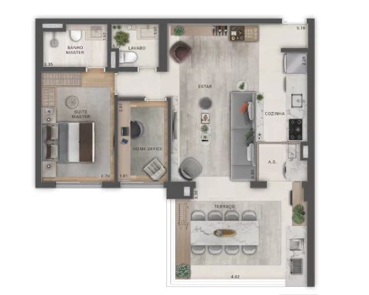 Imagem RECANTO OLIVEIRAS - TECNISA - Aptos de 81m² e 109m², apenas 1,6km da Estação Barra Funda do Metrô!