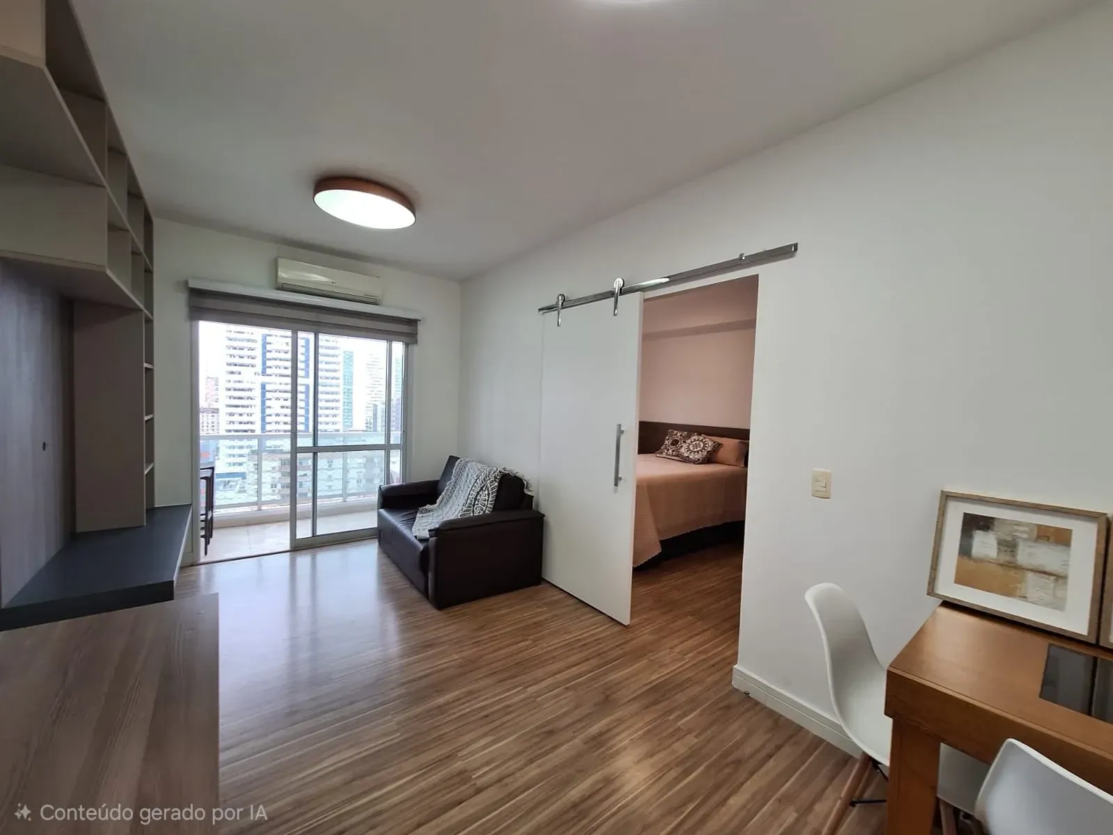 Imagem Apartamento com 1 Quarto para Alugar, 44 m² em Boqueirão - Santos