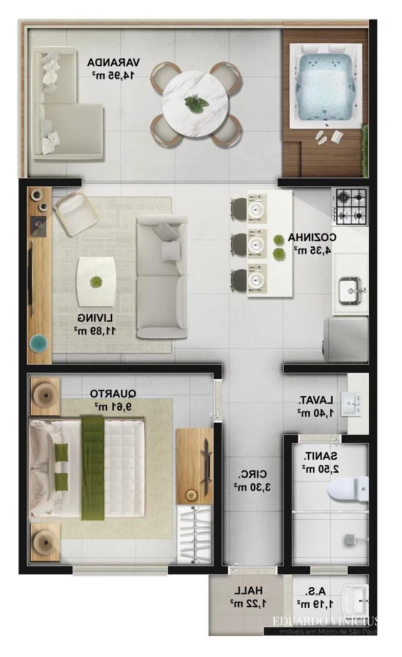 Imagem Amerigo Vespucci Residence - Apartamento de Alto Padrão com 1 Dormitório e Vista Mar À Venda em Morro de São Paulo