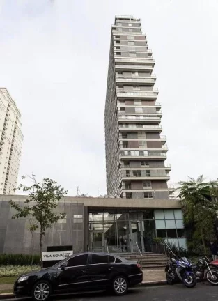 Imagem Apartamento disponível para locação no Condomínio Vila Nova Luxury Home Design, com 70m², 1 dormitório e 2 vagas de garagem