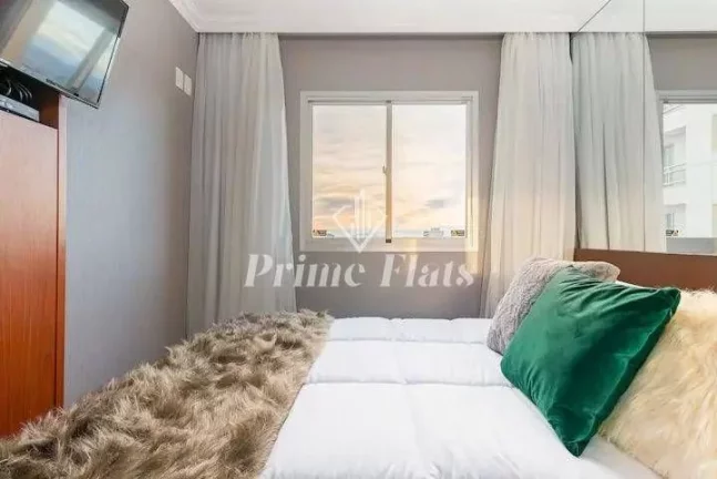 Imagem Flat disponível para venda no Bela Cintra Stay by Atlantica Residences, com 48,40m², 2 dormitórios e 1 vaga