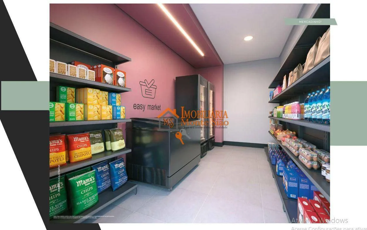 Imagem Apartamento com 2 dormitórios à venda, 34 m² por R$ 282.743,53 - Ponte Grande - Guarulhos/SP