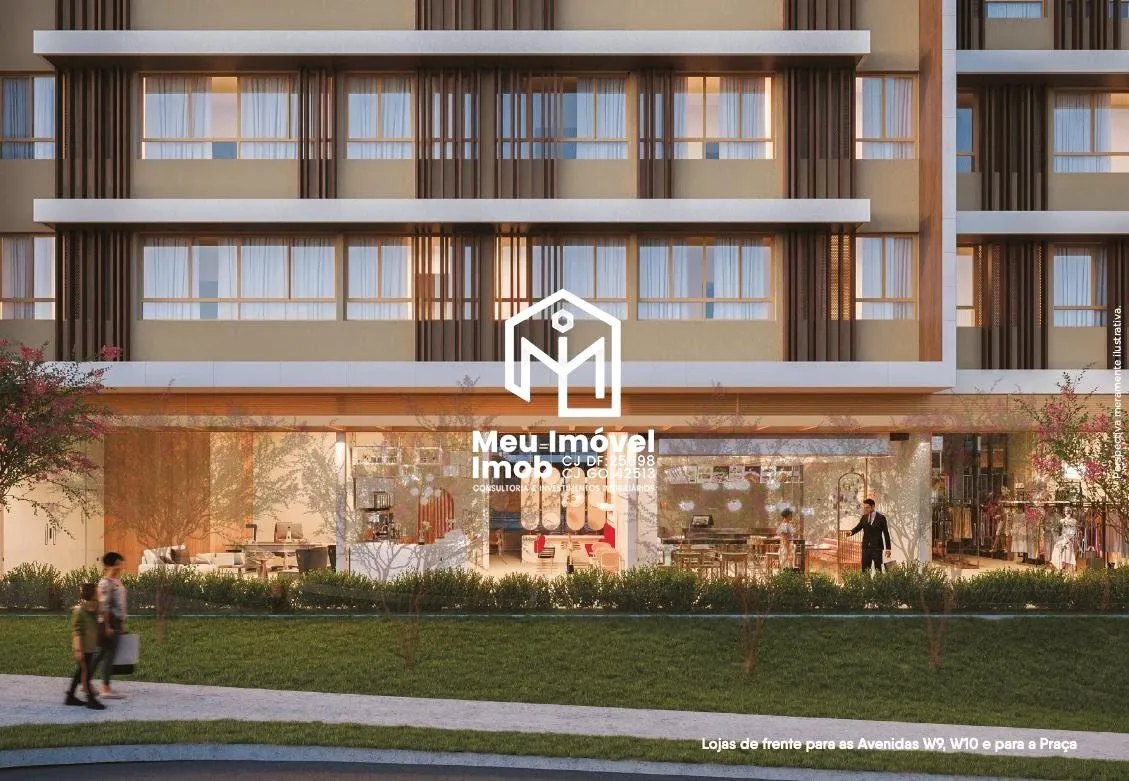 Imagem Apartamento 2 Quartos 2 Suítes 1 Vaga 63m² Noroeste/DF