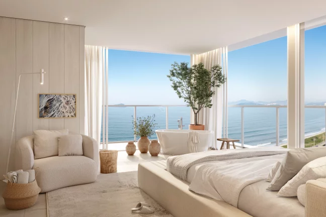 Imagem APARTAMENTO COM VISTA PERMANENTE A 100 METROS DA PRAIA