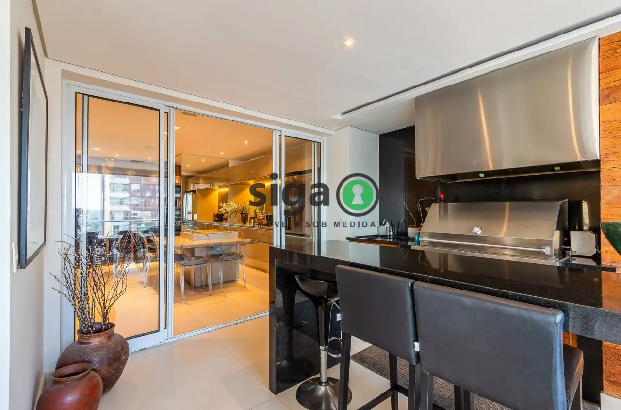 Imagem 4 suítes | Varanda gourmet envidraçada | Andar alto | Vista livre | Lazer completo | Zona Sul de São