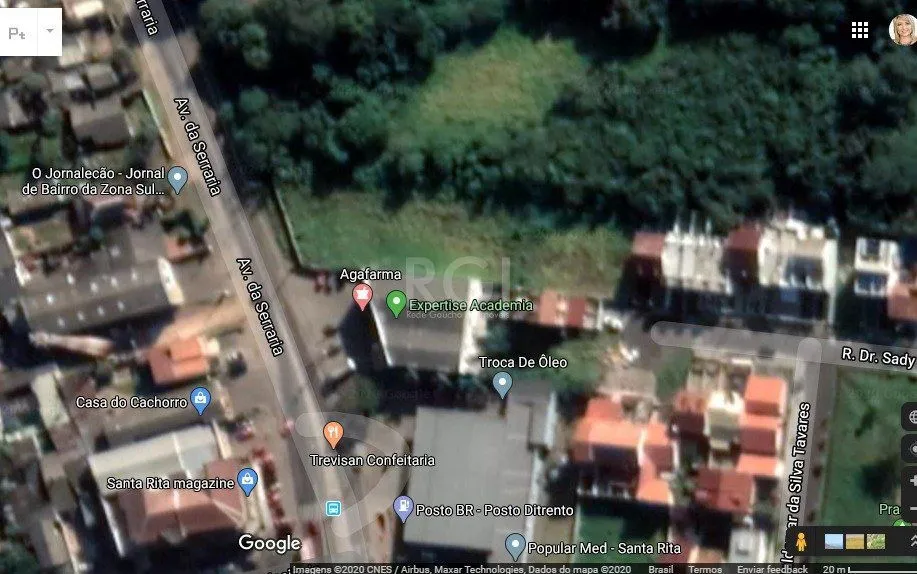 Imagem Terreno plano à venda na Avenida da Serraria, em Porto Alegre, com área total de 2200 m².