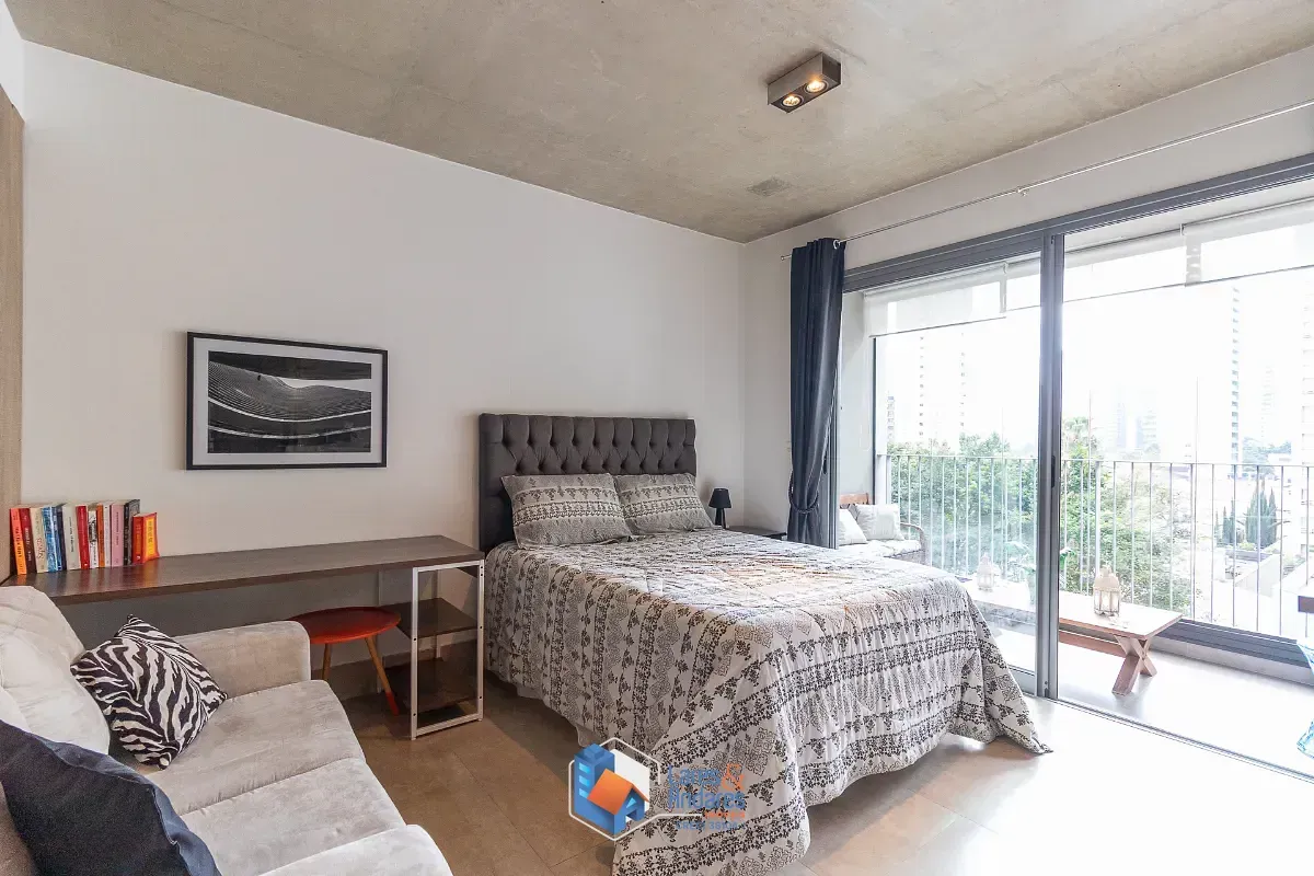 Imagem Apartamento para venda em Vila Olímpia com 1 quarto, 35m²