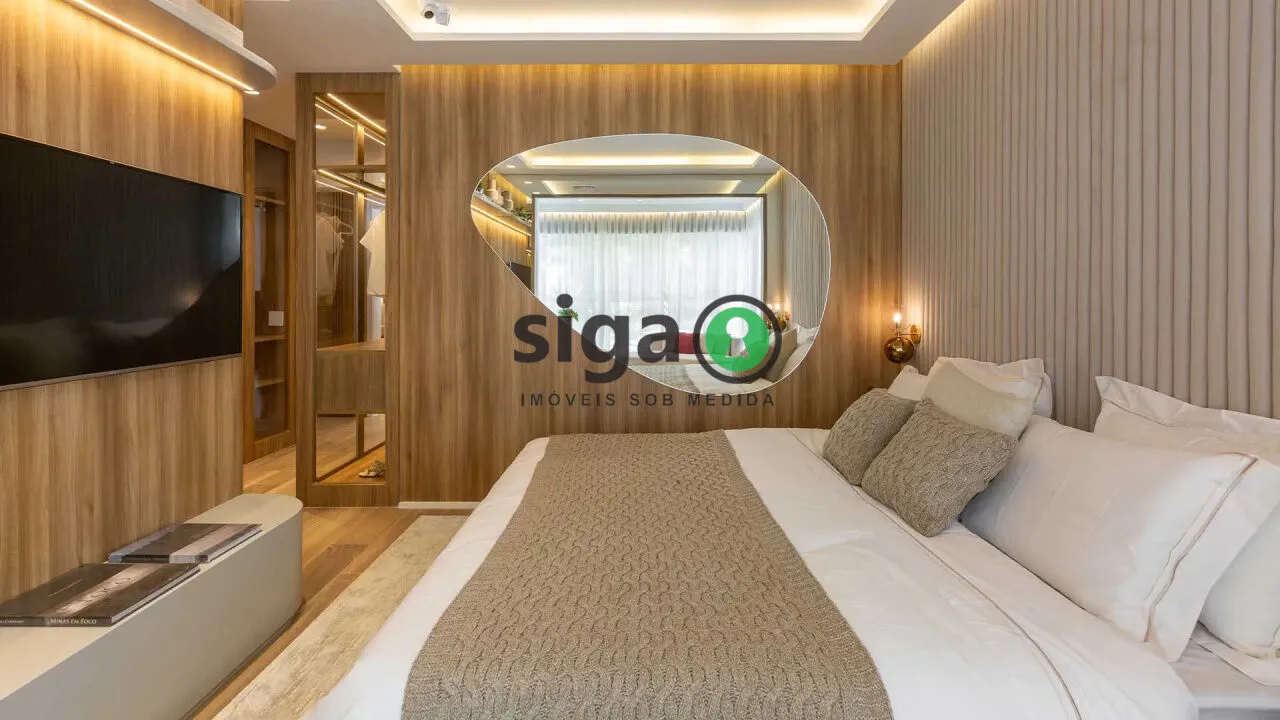 Imagem Apartamento à venda no Brooklin ? 138m², 3 quartos, 2 vagas , Quadra de Tênis!