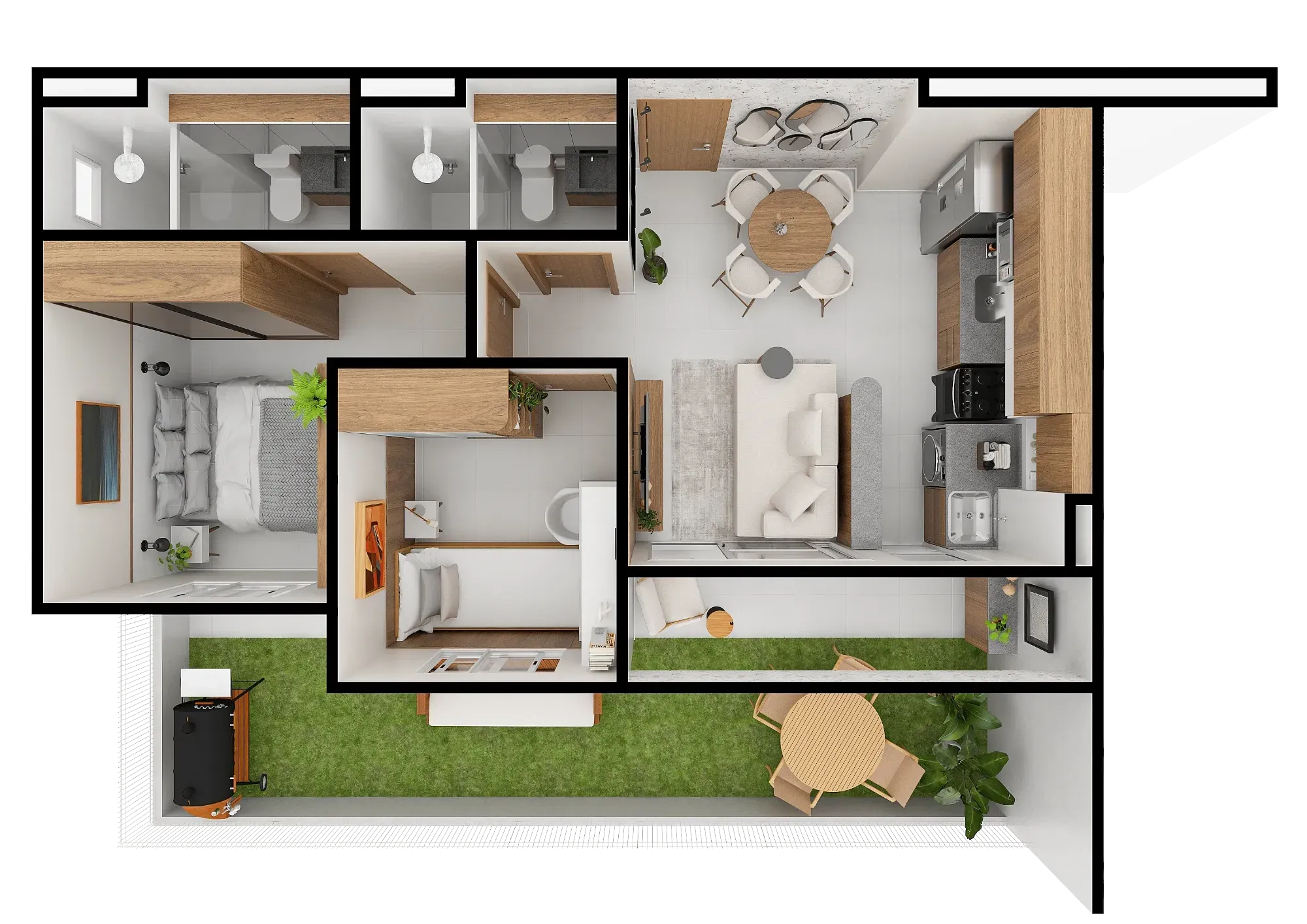 Imagem Apartamento com 2 Quartos à Venda, 48,83 m² em Cidade Universitária - Maceió