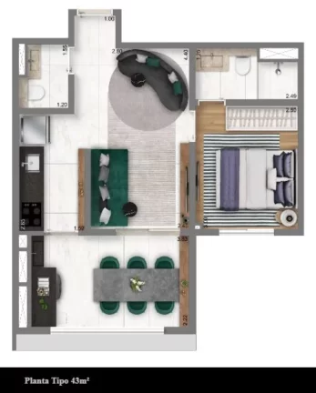 Imagem LIVING ADDRESS ALTO DO IPIRANGA - CYRELA - Apto de 63m², à 400m da Estação Alto do Ipiranga!