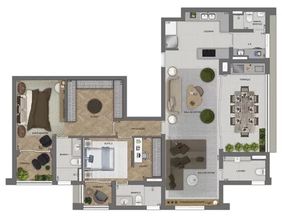 Imagem Apartamento Alto Padrão à Venda Na Vila Nova Conceição