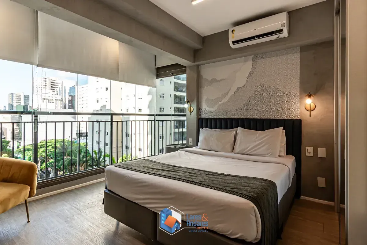 Imagem Studio para venda em Indianópolis com 1 quarto, 25m²