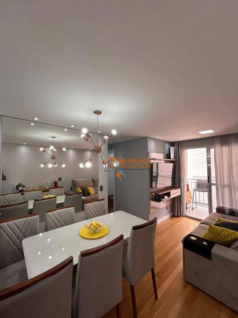 Imagem Apartamento com 3 dormitórios à venda, 62 m² por R$ 415.000,00 - Jardim Bela Vista - Guarulhos/SP