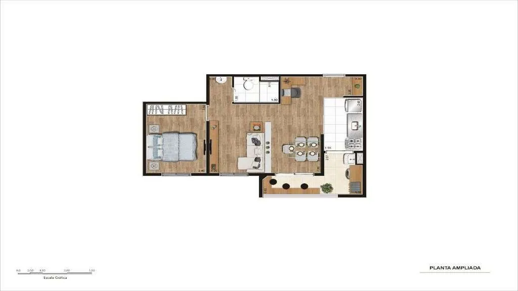 Imagem Apartamento com 2 dormitórios à venda, 47 m² por R$ 384.000,00 - Vila São João - Guarulhos/SP