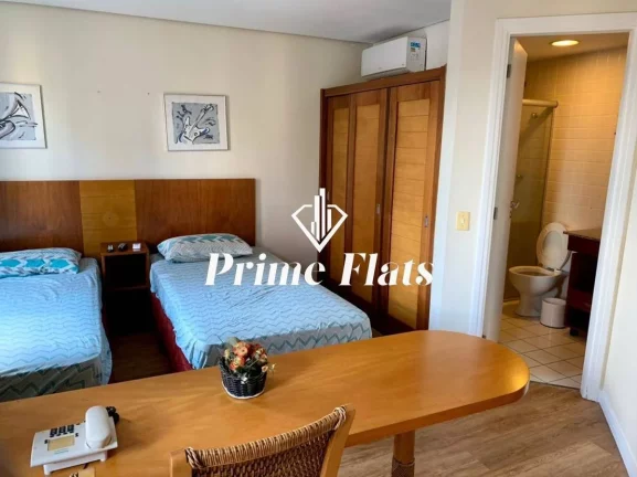 Imagem Flat disponível para locação no Mercure São Paulo Moema Times Square Hotel, com 58m², 2 dormitórios e 1 vaga