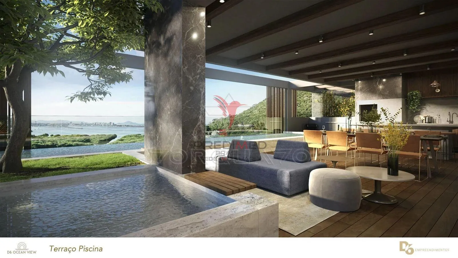 Imagem Apartamento com Vista para o Mar no Bairro Fazenda em Itajaí | D6 Vista Mar