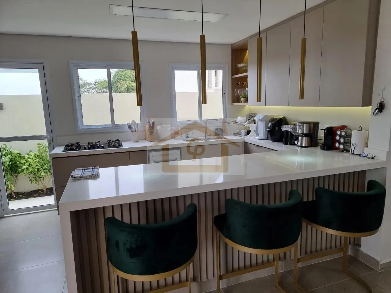 Imagem Casa Moderna, 3 quartos, Linda Vista e 2 vagas cobertas