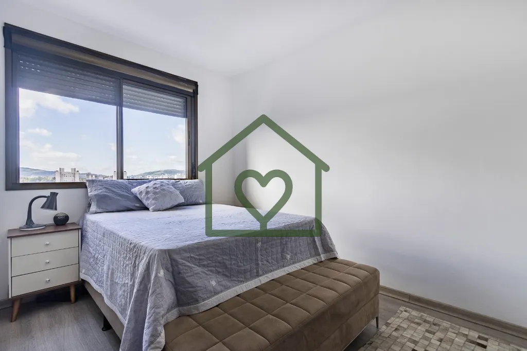 Imagem Apartamento MOBILIADO com 65m² privativos, 2 dormitórios, sendo 1 suíte, e 2 vagas de garagem! 
 ...