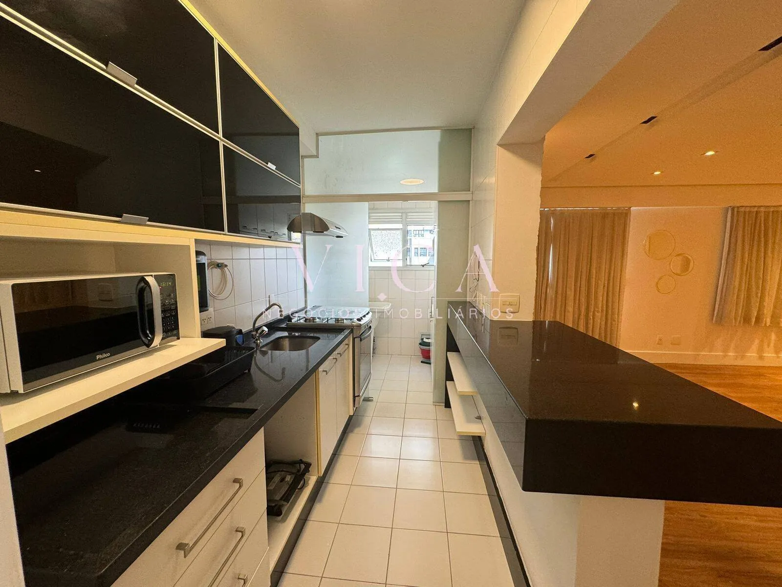 Imagem Alphaville| Apartamento semi mobiliado 63m² 1dormitório por R$ 4.295/mês