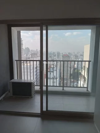 Imagem Apartamento para locação em São Paulo-SP, no bairro Cerqueira César: 1 quarto, 1 sala, 1 banheiro, 24m² de área.