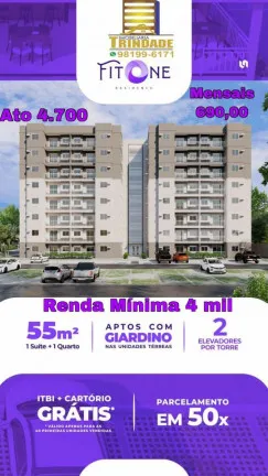 Imagem Apartamento com 2 Quartos à Venda, 55 m² em Turu - São Luís