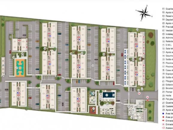 Apartamento com 2 Quartos à Venda, 44 m² em Centro - Nova Iguaçu