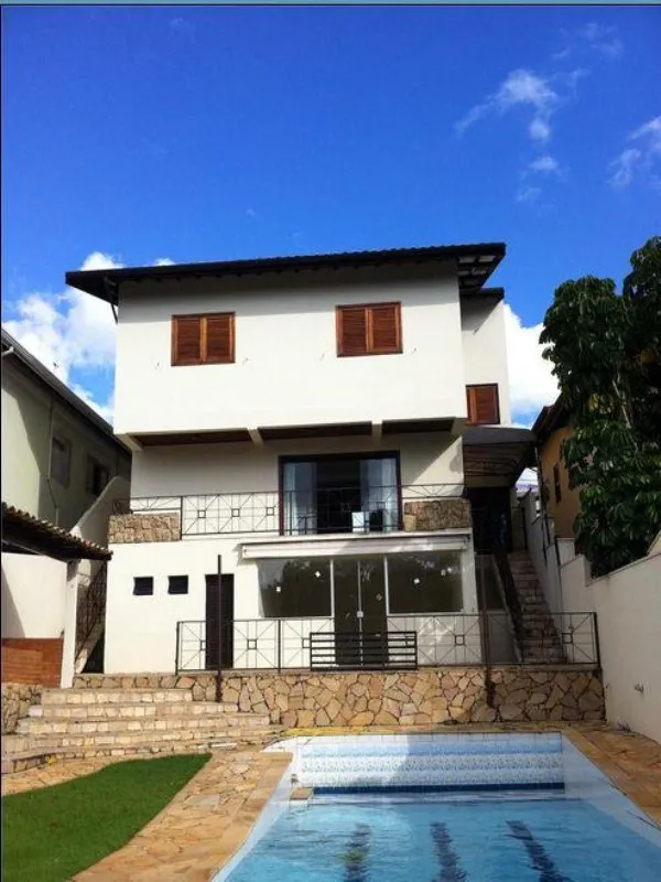 Imagem Casa de luxo em condomínio à venda em Campinas-SP, bairro Caminhos de San Conrado: 4 quartos, 2 suítes, 2 salas, 8 banheiros, 4 vagas, 351m².