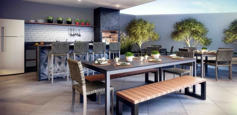 Imagem Em construção, o empreendimento contará com apartamentos de 3 quartos com suíte.