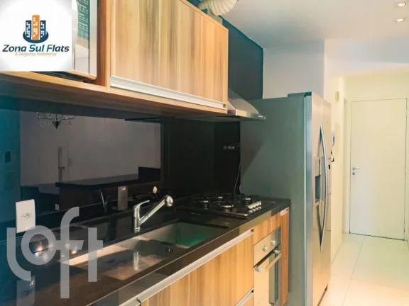 Imagem Apartamento à Venda No Brooklin Com 2 Dormitórios e 2 Vagas - Mobiliado