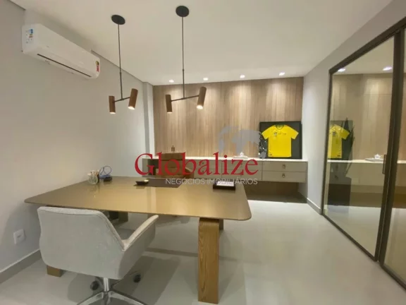 Imagem Sala comercial à venda com 100m², 1 vaga, recepção por R$480.000,00 na Vila Mathias em Santos