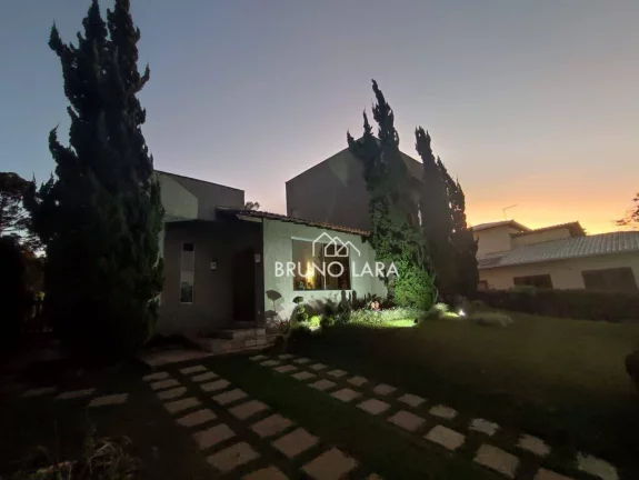 Imagem Casa com 4 dormitórios à venda, 330 m² por R$ 1.190.000,00 - Condomínio Fazenda Solar - Igarapé/MG
