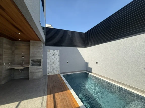 Imagem Casa no Nova Jaguarí com 3 Suítes, Piscina e Hidro-massagem.