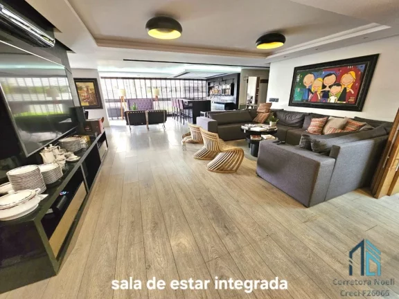 Imagem Apartamento mobiliado e decorado, com 325 m2 de área privativa, 4 quartos (2 suítes), 3 vagas Florianópolis SC