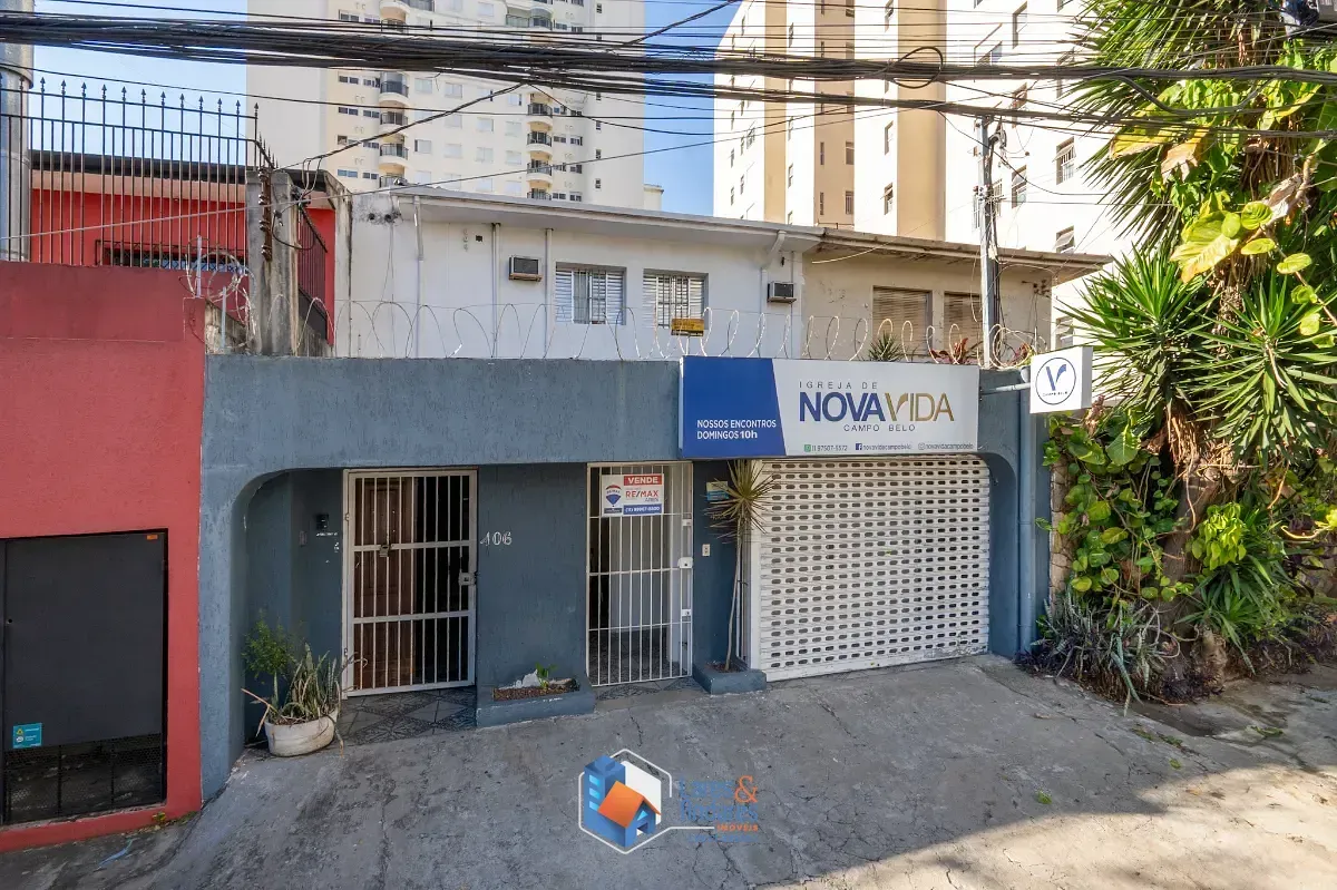 Foto do imóvel Casa comercial para venda em Campo Belo, 418m² em Rua Sebastião Paes
