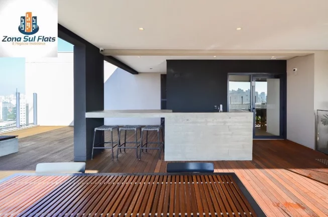 Imagem Apartamento Mobiliado à Venda Em Moema Com 1 Suíte e Varanda - Studio