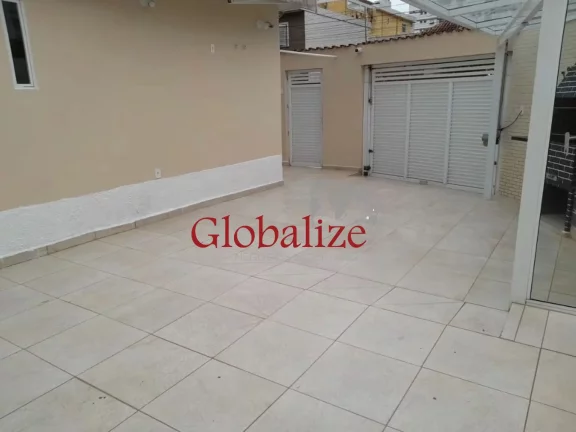 Imagem Sobrado à venda com 130m², 2 quartos, 2 banheiros, 2 vagas, churrasqueira por R$1.030.000,00 no Marapé em Santos
