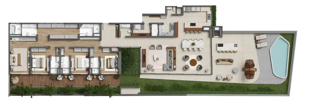 Imagem COBERTURA RESIDENCIAL em Balneário Camboriú - SC, Praia do Estaleiro