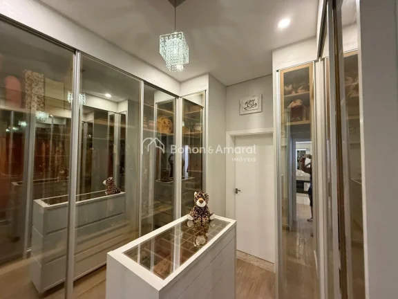Imagem Casa à venda no Condomínio Athenas, em Paulínia, com design moderno, o imóvel apresenta um conce...