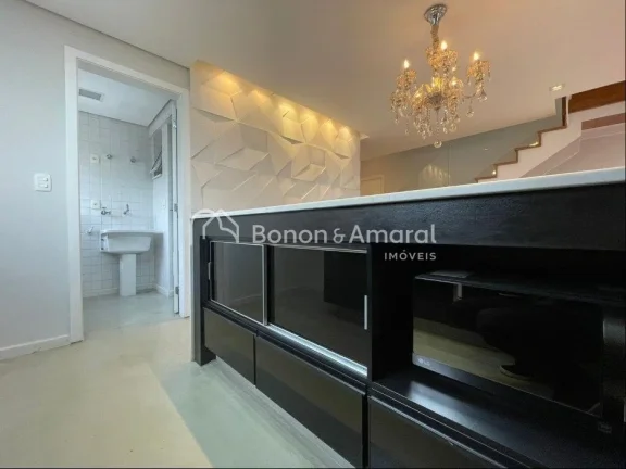 Imagem Apartamento duplex de 104mts no Cambuí, estilo loft, muito sofiticado.
Contem duas suítes, com per...