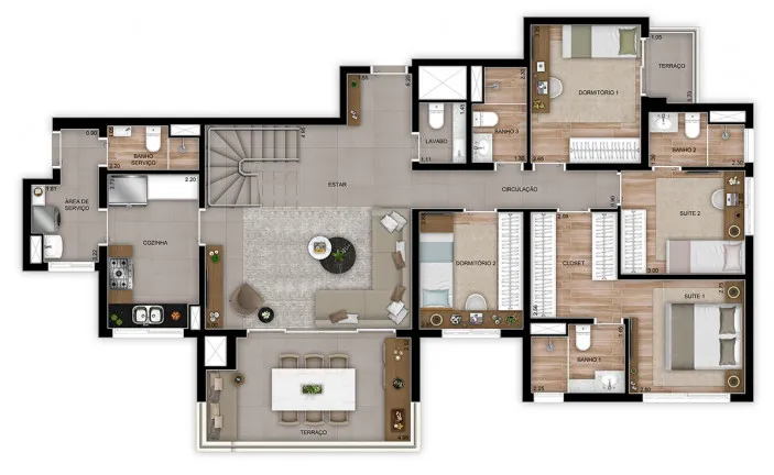 Imagem Apartamento com 4 Quartos à Venda, 5 m² em Vila Gilda - Santo André
