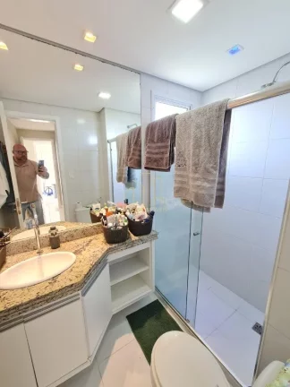 Imagem Apartamento decorado com três quartos home office armários planejados à venda em Patamares